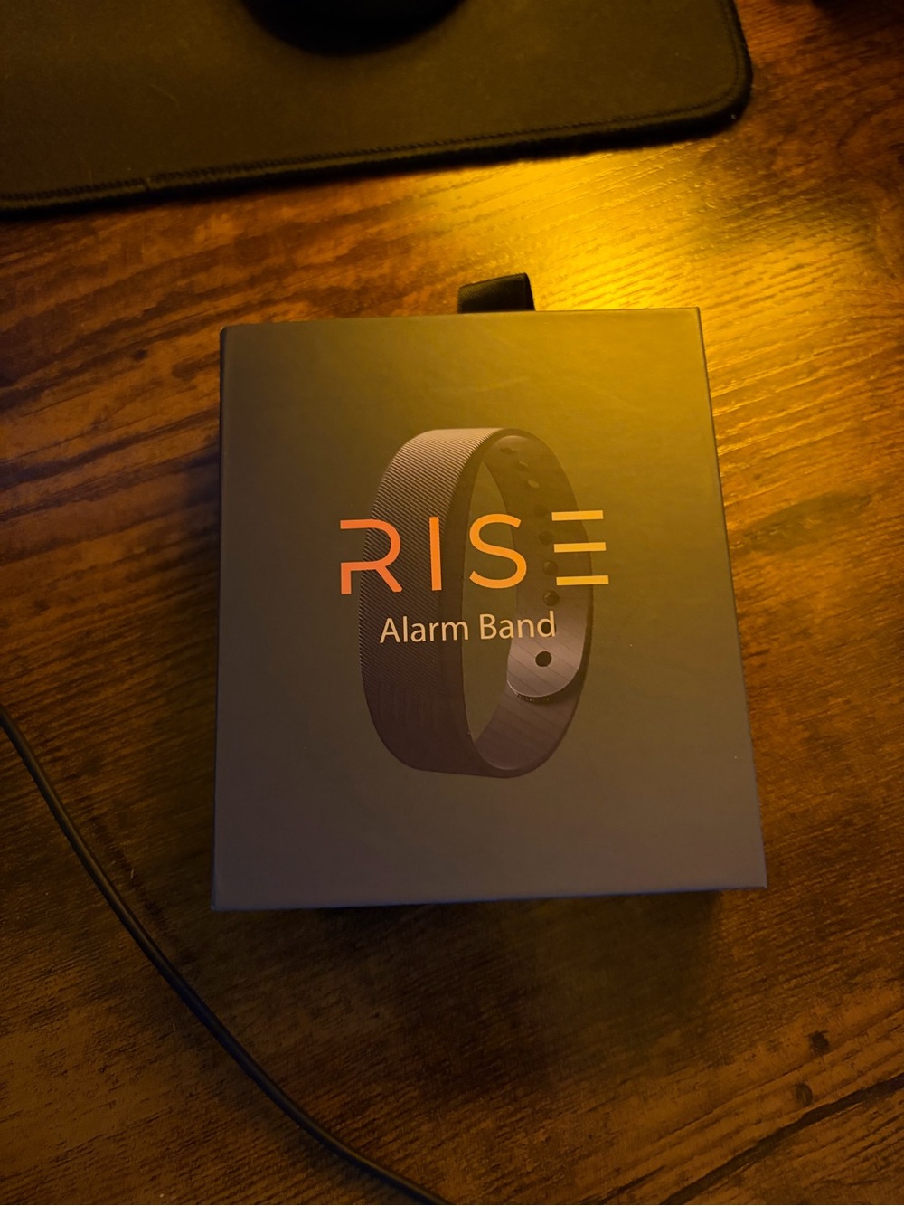 Alarm Band - Black Wristband with Silent Vibration Alerts